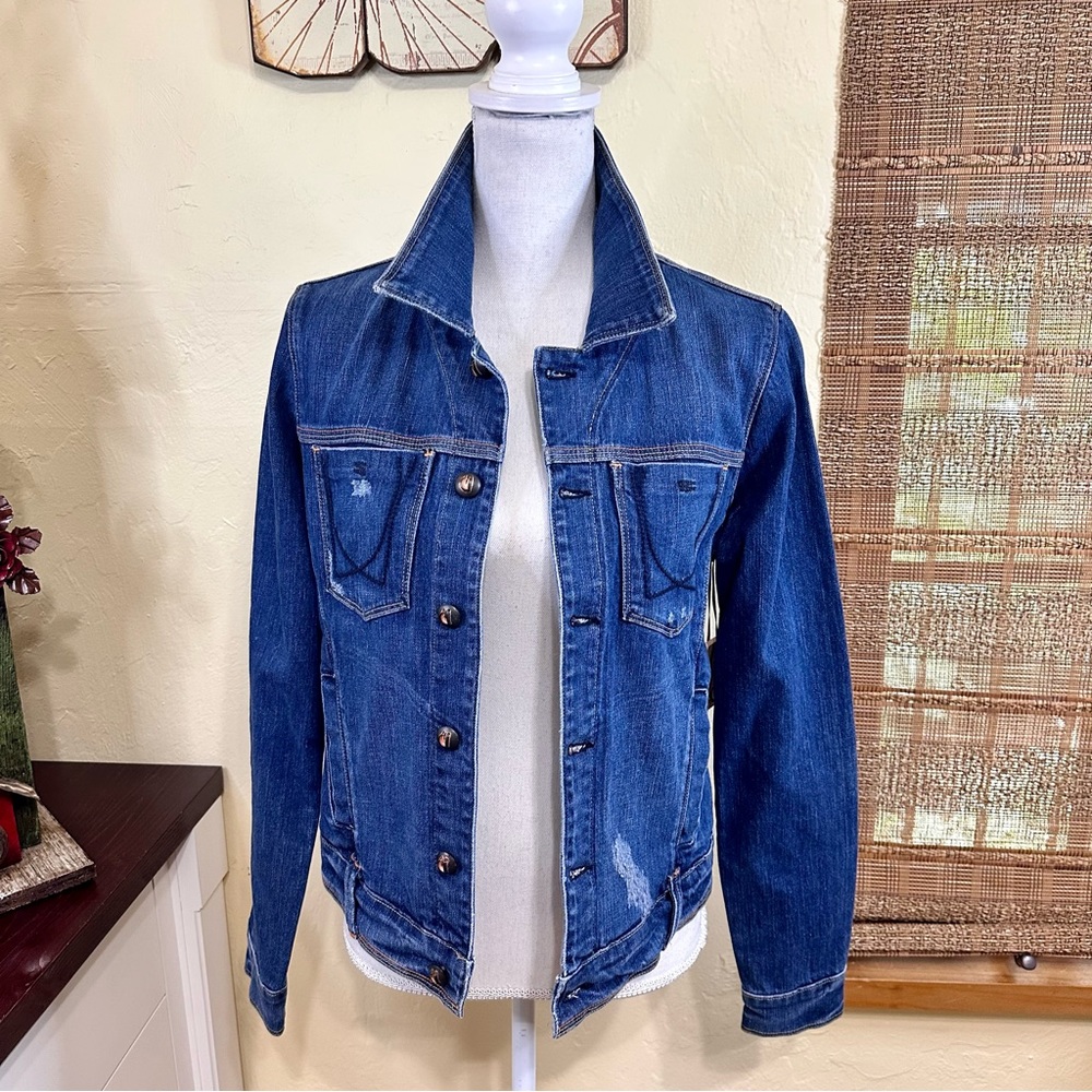 NWT! Yanuk Dark Blue Jean Jacket - Picture 10 of 11